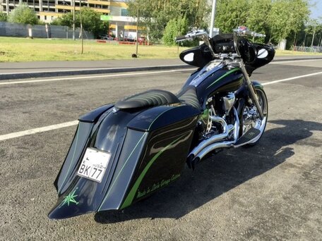 2012 Yamaha XV 1900, чёрный, 1850000 рублей, вид 5