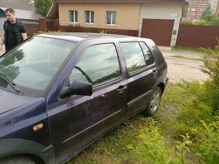 1997 Volkswagen Golf III, синий, 140000 рублей, вид 4