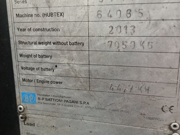2013 Hubtex DQ 30-E, жёлтый, 2135433 рублей - вид 2