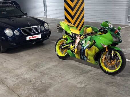 2006 Kawasaki ZX-6 Ninja, зелёный, 650000 рублей, вид 3