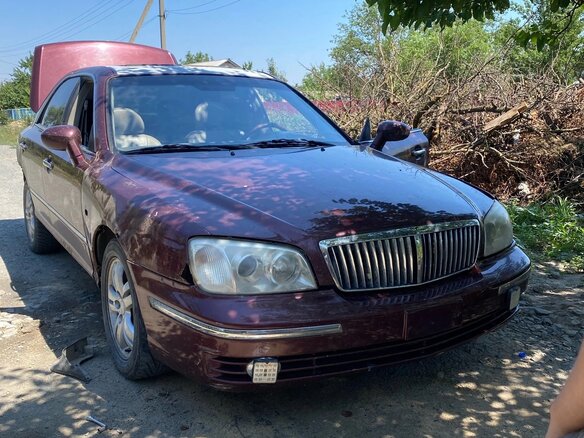 2004 Hyundai XG I Рестайлинг, пурпурный, 200000 рублей