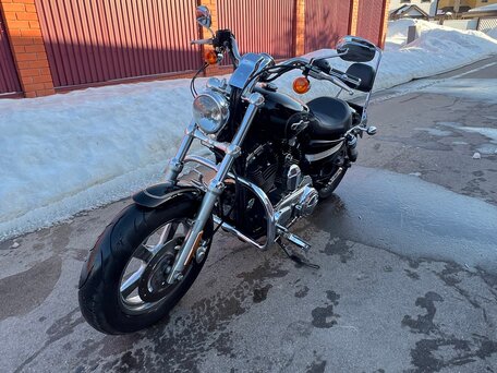 2012 Harley-Davidson Sportster 1200, чёрный, 740000 рублей, вид 4
