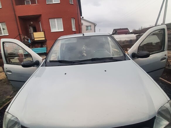 2007 Renault Logan I, серый, 405000 рублей - вид 2