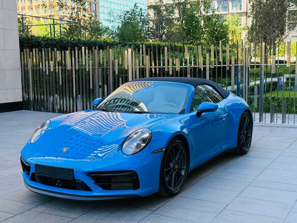 2022 Porsche 911 Carrera 4 GTS VIII (992), синий