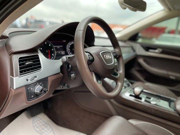 2013 Audi A8 Long III (D4) Рестайлинг, чёрный - вид 16