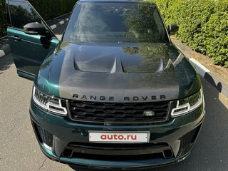 2021 Land Rover Range Rover Sport SVR II Рестайлинг, зелёный, 10500000 рублей, вид 3