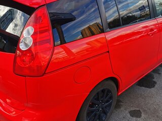 2008 Mazda 5 I (CR) Рестайлинг, красный, 850000 рублей, вид 5