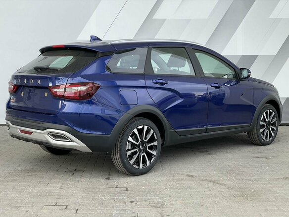 2026 Lada (ВАЗ) Vesta SW Cross I Рестайлинг (NG), синий, 2043000 рублей - вид 4