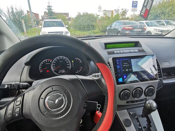 2008 Mazda 5 I (CR) Рестайлинг, красный, 900000 рублей - вид 6