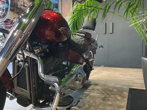 2023 Harley-Davidson Fat Boy, пурпурный, 3550000 рублей - вид 8