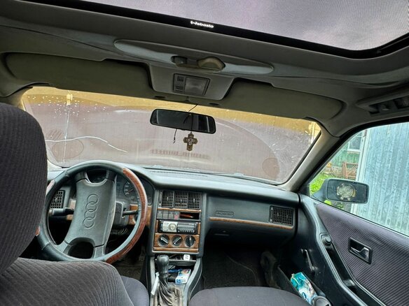 1991 Audi 80 V (B4), зелёный, 180000 рублей - вид 5