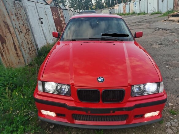 1997 BMW 3 серии 320i III (E36), красный - вид 6