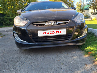 2013 Hyundai Solaris I, чёрный, 500000 рублей, вид 1