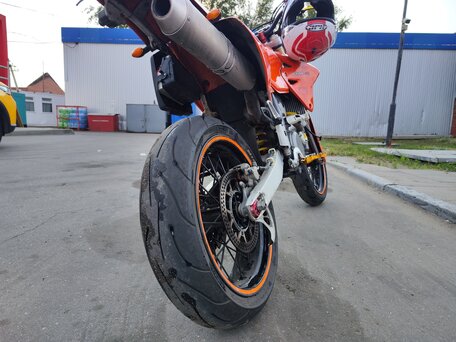 2007 Suzuki DR-Z 400 SM, оранжевый, 400000 рублей, вид 3
