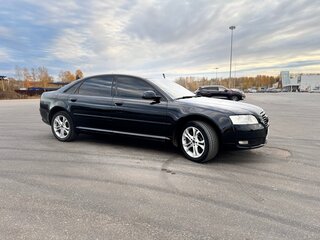 2008 Audi A8 Long II (D3) Рестайлинг 2, чёрный, 780000 рублей, вид 4