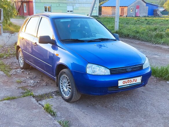 2011 Lada (ВАЗ) Kalina I, синий, 300000 рублей - вид 1