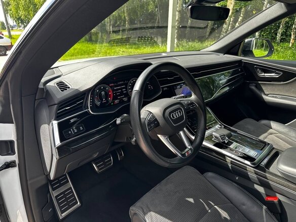 2021 Audi Q8 45 TDI I (4M), белый, 7099000 рублей - вид 15
