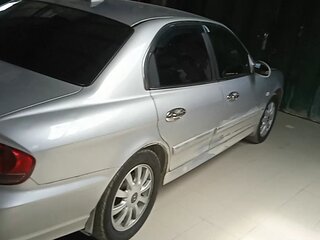 2007 Hyundai Sonata ТагАЗ IV (EF) Рестайлинг, серебристый, 700000 рублей, вид 1