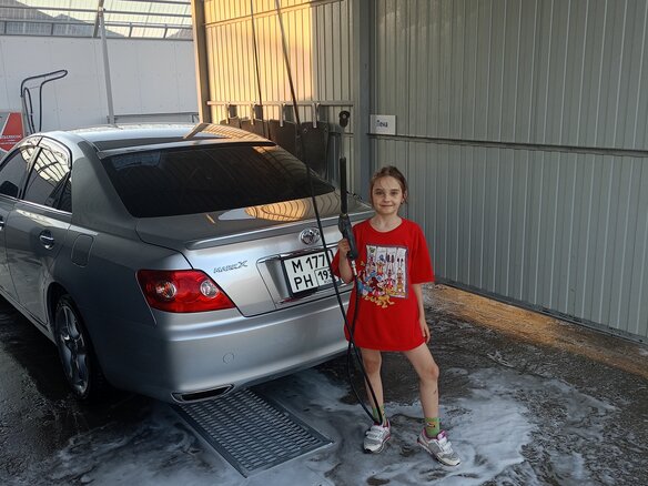 2005 Toyota Mark X I, серебристый, 1100000 рублей - вид 16