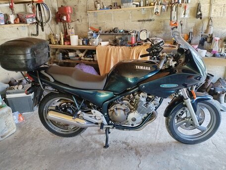 1995 Yamaha XJ600, зелёный, 260000 рублей, вид 4