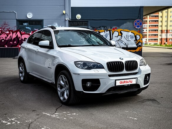 2010 BMW X6 40d I (E71), белый, 1750000 рублей