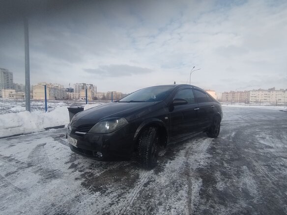 2007 Nissan Primera III (P12), чёрный, 470000 рублей