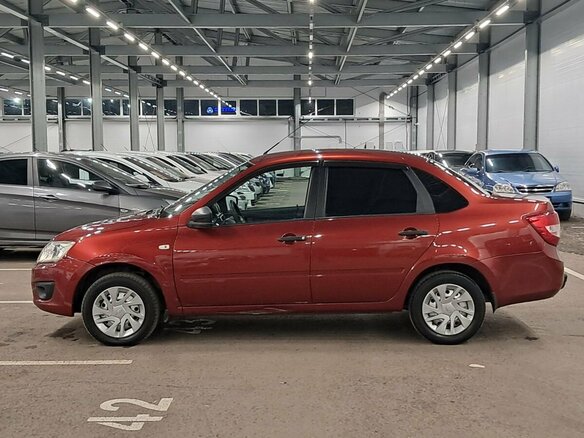 2017 Lada (ВАЗ) Granta I, красный, 460000 рублей - вид 7