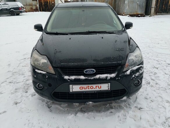 2008 Ford Focus II Рестайлинг, чёрный, 530000 рублей