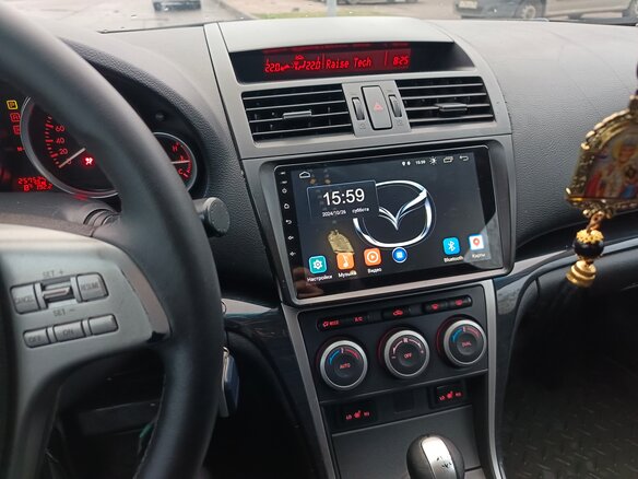 2008 Mazda 6 II (GH), чёрный, 900000 рублей - вид 7