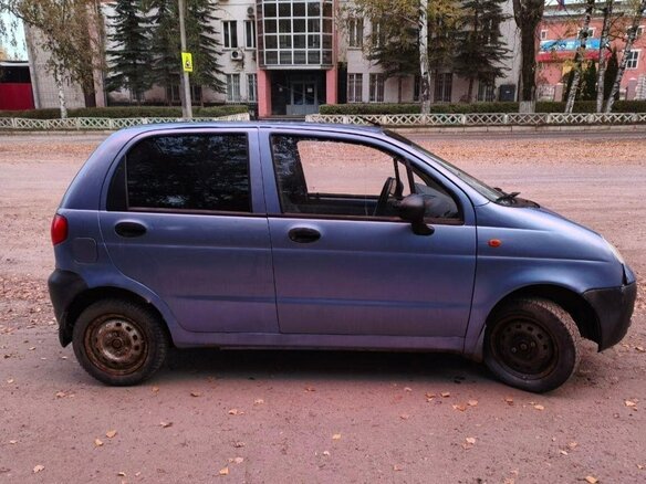2007 Daewoo Matiz I Рестайлинг, голубой, 95000 рублей - вид 1