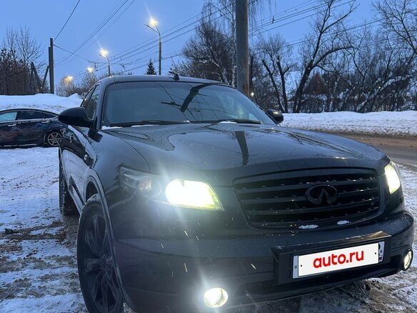 2007 Infiniti FX35 I (S50) Рестайлинг, чёрный, 1550000 рублей