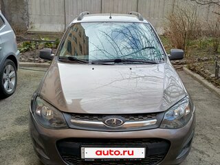 2016 Lada (ВАЗ) Kalina II, коричневый, 600000 рублей, вид 3