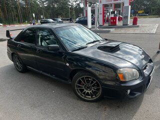 2005 Subaru Impreza WRX II Рестайлинг 1, чёрный, 750000 рублей, вид 3