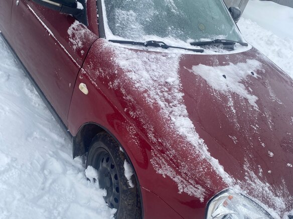2009 Lada (ВАЗ) Priora I, красный, 230000 рублей - вид 7