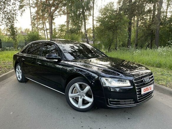 2014 Audi A8 Long III (D4) Рестайлинг, чёрный, 2150000 рублей - вид 5