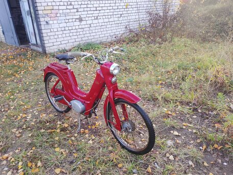 1960 Jawa 50, красный, 200000 рублей, вид 2