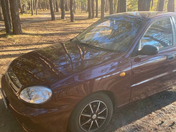 2008 Chevrolet Lanos I, красный, 195000 рублей - вид 7