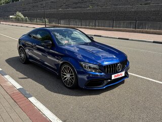 2016 Mercedes-Benz C-Класс AMG 63 AMG IV (W205), синий, 5490000 рублей, вид 1