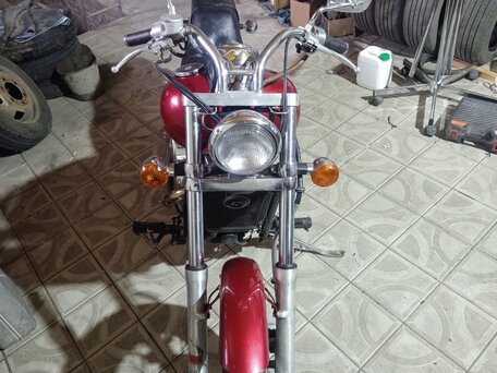 1995 Kawasaki VN400 Vulcan, красный, 235000 рублей, вид 3