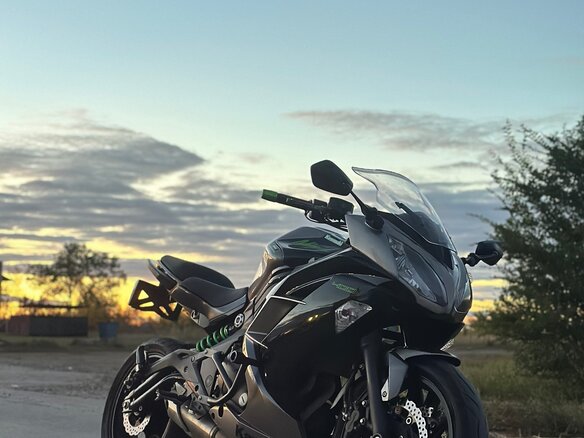 2017 Kawasaki Ninja 400, чёрный, 475000 рублей