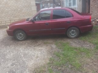 2007 Hyundai Accent ТагАЗ II, красный, 300000 рублей, вид 5