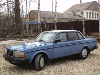 1987 Volvo 240 Series, синий, 350000 рублей, вид 1