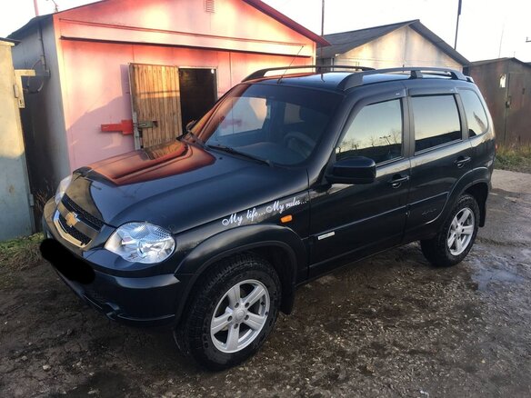 2014 Chevrolet Niva I Рестайлинг, чёрный, 610000 рублей