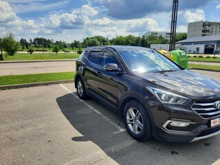 2017 Hyundai Santa Fe III Рестайлинг, коричневый, 2200000 рублей, вид 3