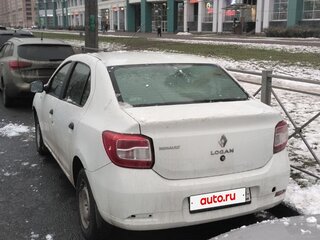 2018 Renault Logan II Рестайлинг, белый, 500000 рублей, вид 2