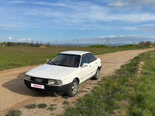 1987 Audi 80 IV (B3), белый, 100000 рублей, вид 1