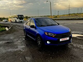 2021 Lada (ВАЗ) Granta I Рестайлинг, синий, 970000 рублей, вид 3