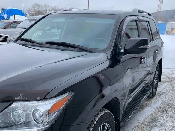 2014 Lexus LX 570 III Рестайлинг, чёрный