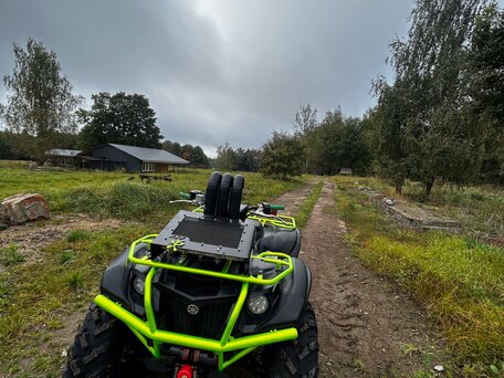 2020 Yamaha Grizzly 700, чёрный, 1100000 рублей, вид 4