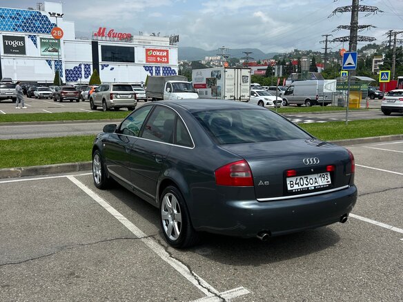 2002 Audi A6 II (C5) Рестайлинг, серый, 1000000 рублей - вид 5